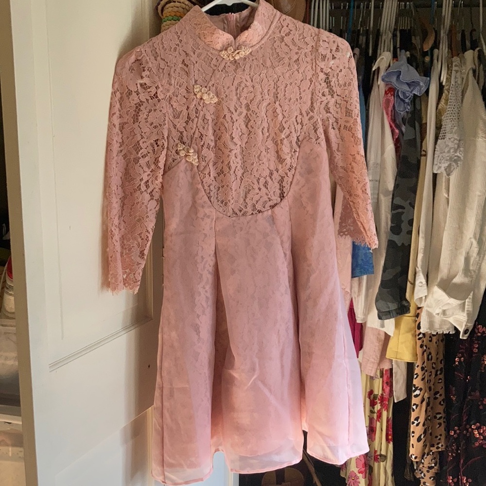 Pink dress